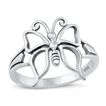 Silver Ring - Butterfly