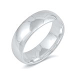 photo of Silver Wedding Band - 6 mm