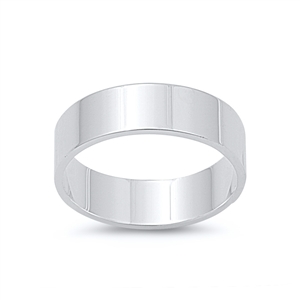 photo of Silver Ring - Cigar Band - 6 mm