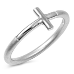 Silver Ring - Cross