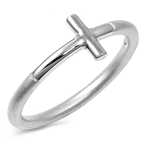 Silver Ring - Cross