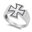 Silver Ring - Cross