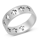 Silver Ring - Cross