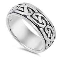 Silver Ring - Celtic Spinner