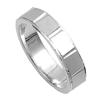 Silver Ring - Diamond Cut