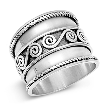 Silver Ring - Bali Design