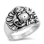 Silver Ring - Buddha