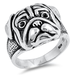 Silver Ring - Bull Dog