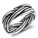 Silver Ring - Braided