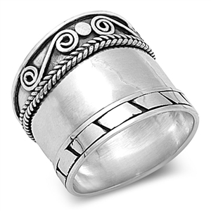 Silver Ring - Bali Design