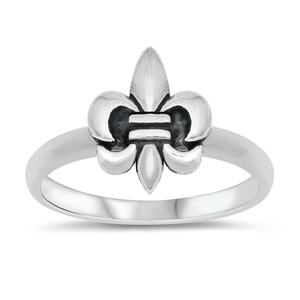 Silver Ring - Fleur De Lise