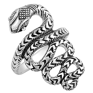 Silver Ring - Snake