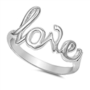 Silver Ring - Love