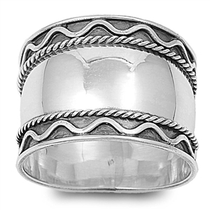 Silver Ring - Bali Design