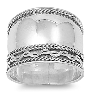 Silver Ring - Bali Design