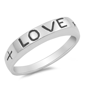Silver Ring - Love