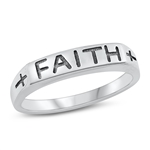 Silver Ring - Faith