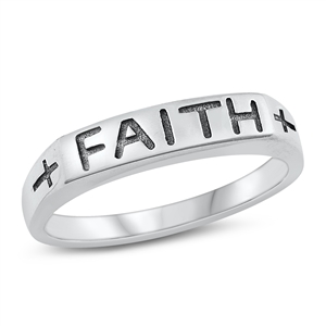 Silver Ring - Faith