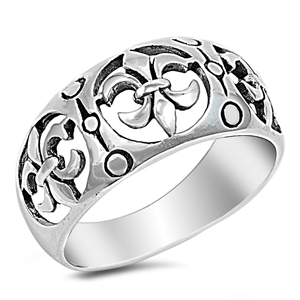 Silver Ring - Fleur De Lise