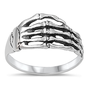 Silver Ring - Skeleton Hand