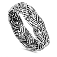 Silver Braid Ring