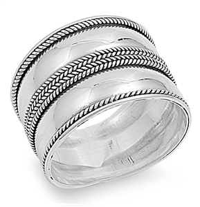 Silver Ring - Bali Design