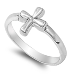 Silver Ring - Cross