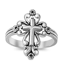 Silver Ring - Cross