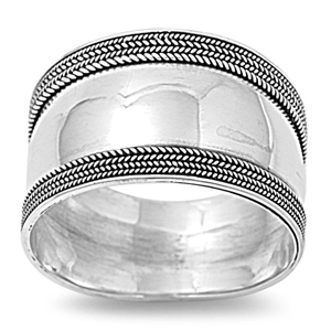 Silver Ring - Bali Design