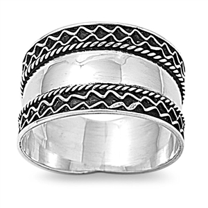 Silver Ring - Bali Design