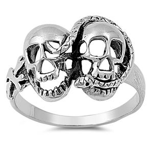 Silver Ring - Skulls