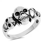 Silver Ring - Skulls