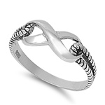 Silver Ring - Infinity Knot