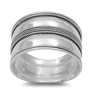 Silver Ring - Bali Design