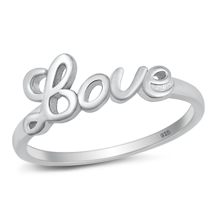 Silver Ring - Love