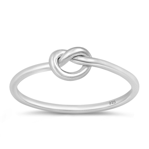 Silver Ring - Love Knot