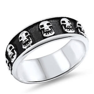 Silver Ring - Skull