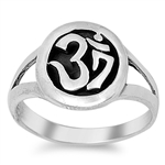 Silver Ring - Om Sign