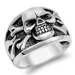 Silver Skull Ring