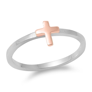 Silver Ring - Cross