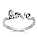 Silver Ring - Love