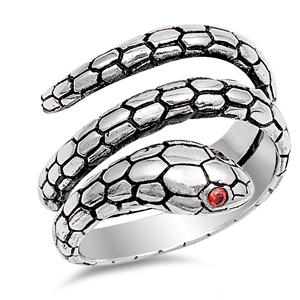 Silver Ring - Snake