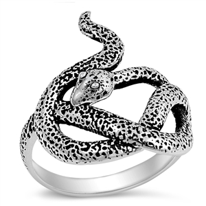 Silver Ring - Snake