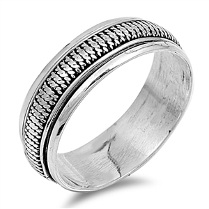 Silver Spinner Ring