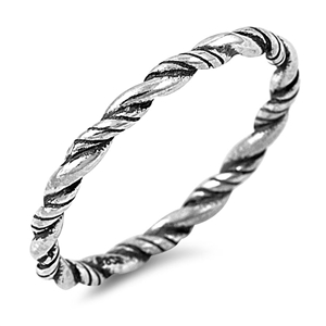 Silver Ring - Twisted