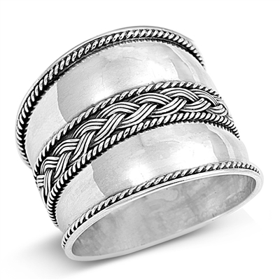 Silver Ring - Bali Design