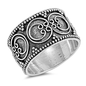 Silver Ring - Bali Design