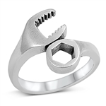 Silver Ring - Wrench