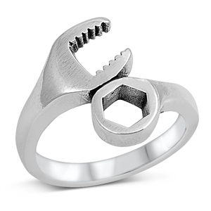 Silver Ring - Wrench