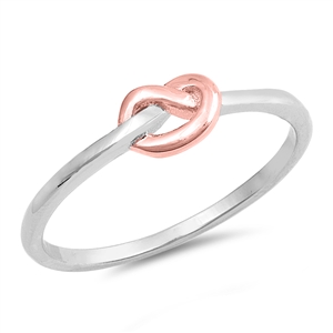 Silver Ring - Mini Knot